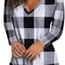 deqiang Women's Fall Long Sleeve V Neck T Shirts Casual Loose Fit Tunic Tops