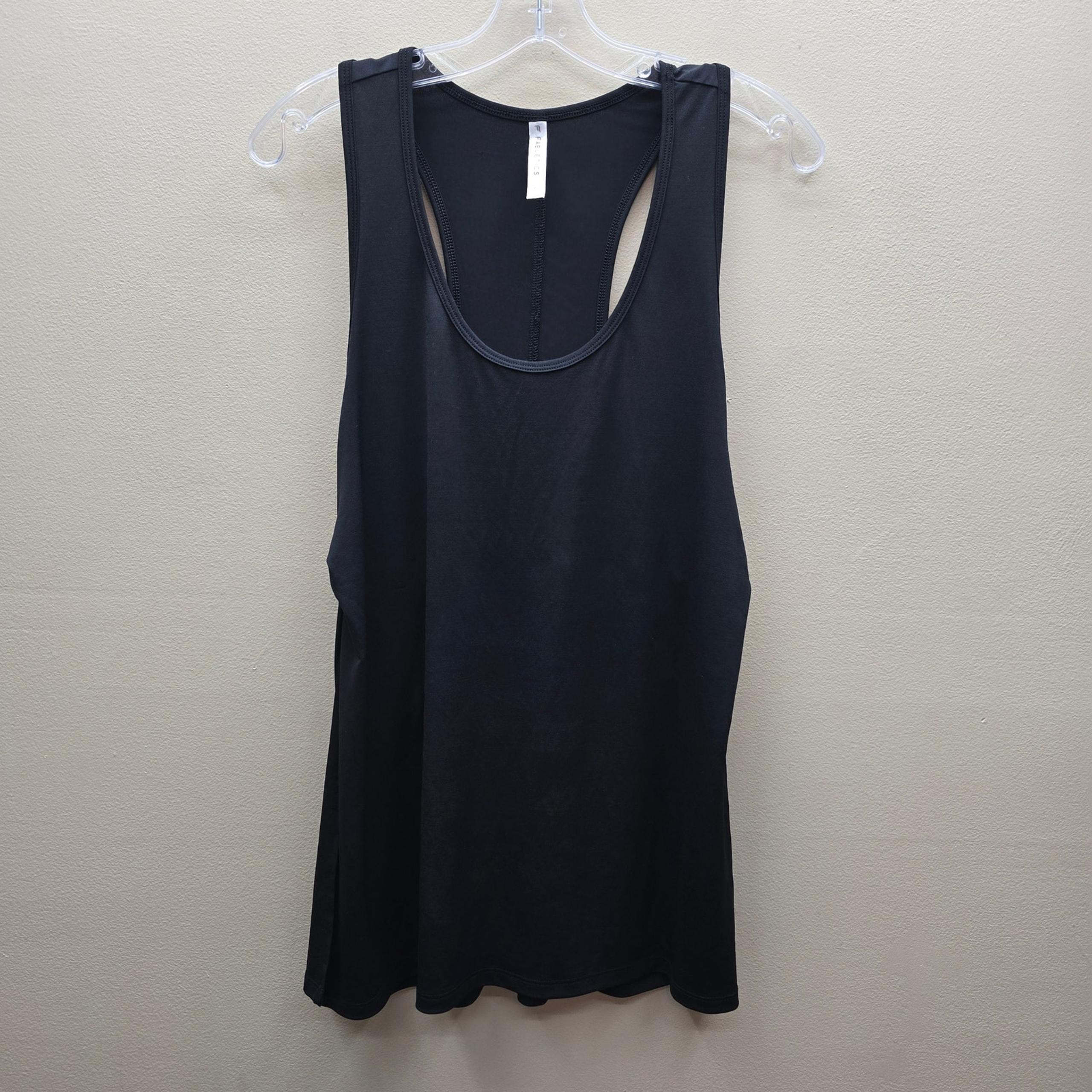 Fabletics Women's Sleeveless Side Twist Tank Top Activewear Gym Yoga Black SZ XL