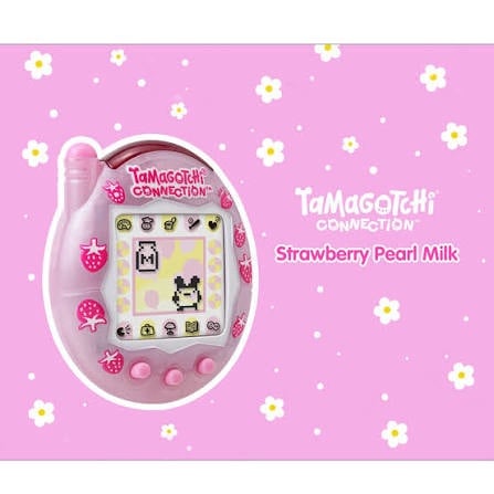 Tamagotchi Connection Strawberry Pearl Milk New In Box