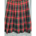 Vintage Skirt Pleated Plaid Wool Tartan Dark Academia Collegiate School Girl