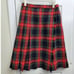 Vintage Skirt Pleated Plaid Wool Tartan Dark Academia Collegiate School Girl