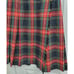 Vintage Skirt Pleated Plaid Wool Tartan Dark Academia Collegiate School Girl