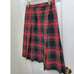 Vintage Skirt Pleated Plaid Wool Tartan Dark Academia Collegiate School Girl