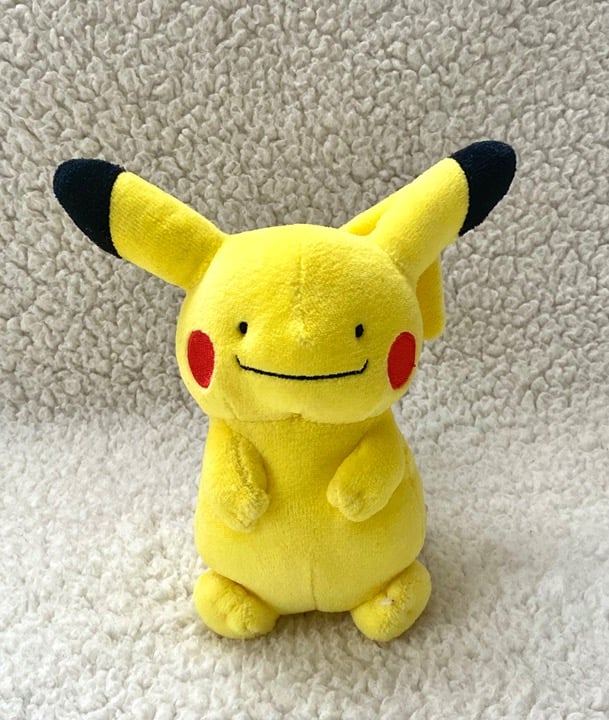Pokémon Center Ditto Pikachu Dittochu Plush Original NWOB Japan