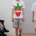 COMME des GARÇONS SHIRT Strawberry T-shirt Size M