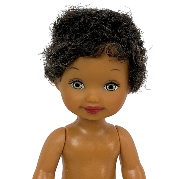 Vintage Barbie Baby Tommy African American AA Mattel Full Hair Afro Kelly Friend