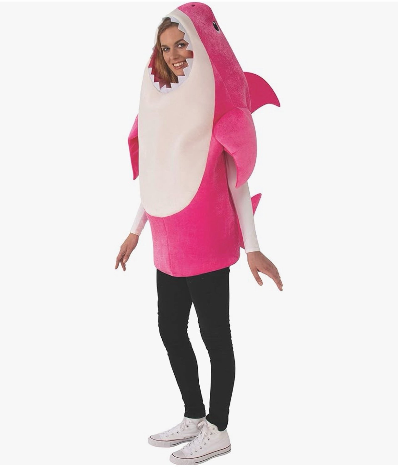 Adult Mommy Shark with Sound Chip Sized Costumes, As Shown