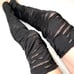 Black Mummy Leg Warmers Bandage Knee Socks Wrap Up Ripped Thigh Highs Zombie Psy