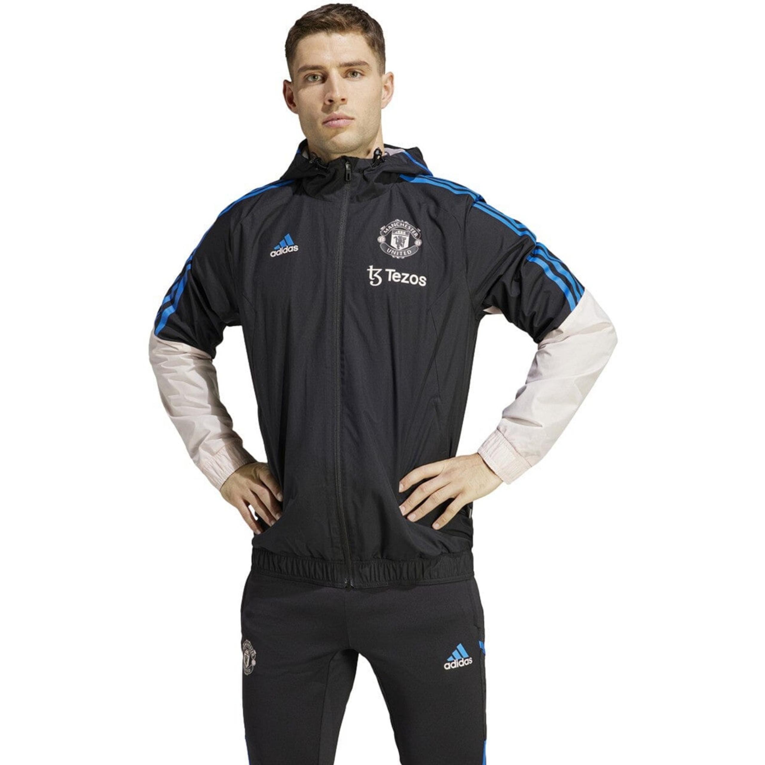 NWT Adidas Manchester United Windbreaker Jacket Mens XL HT4288