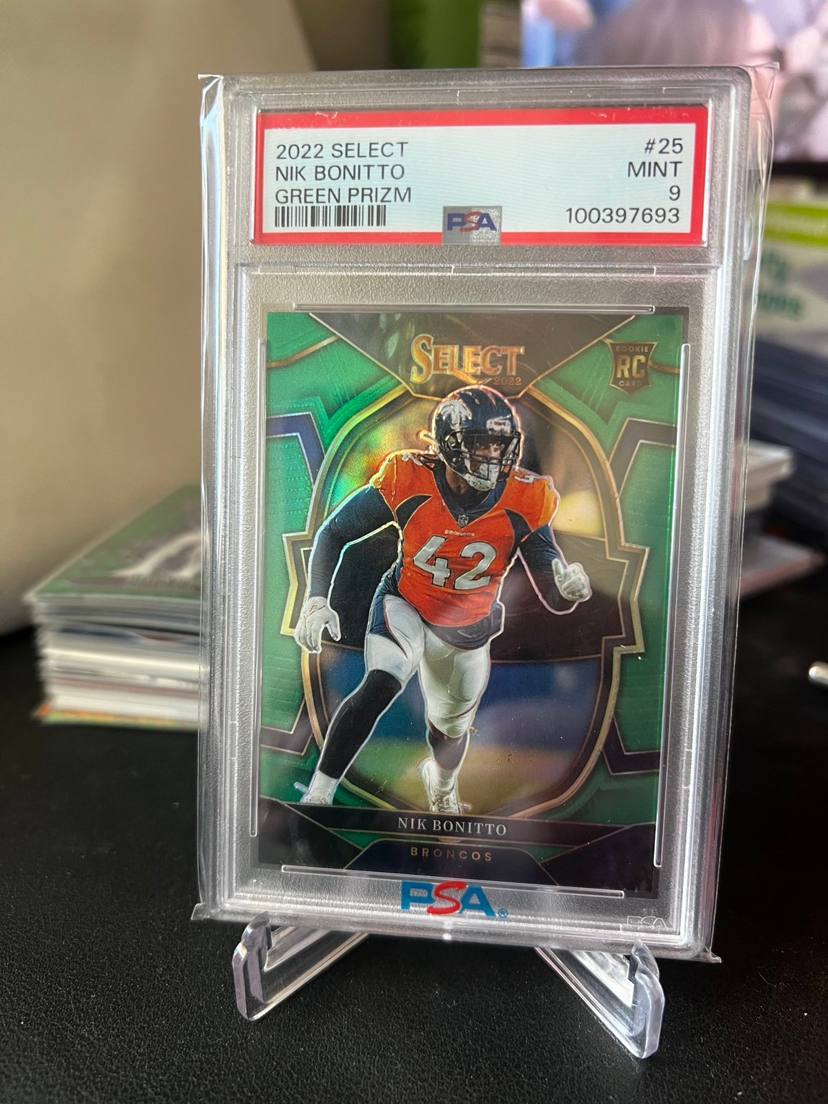 2022 Select Football Nik Bonitto Green /5
