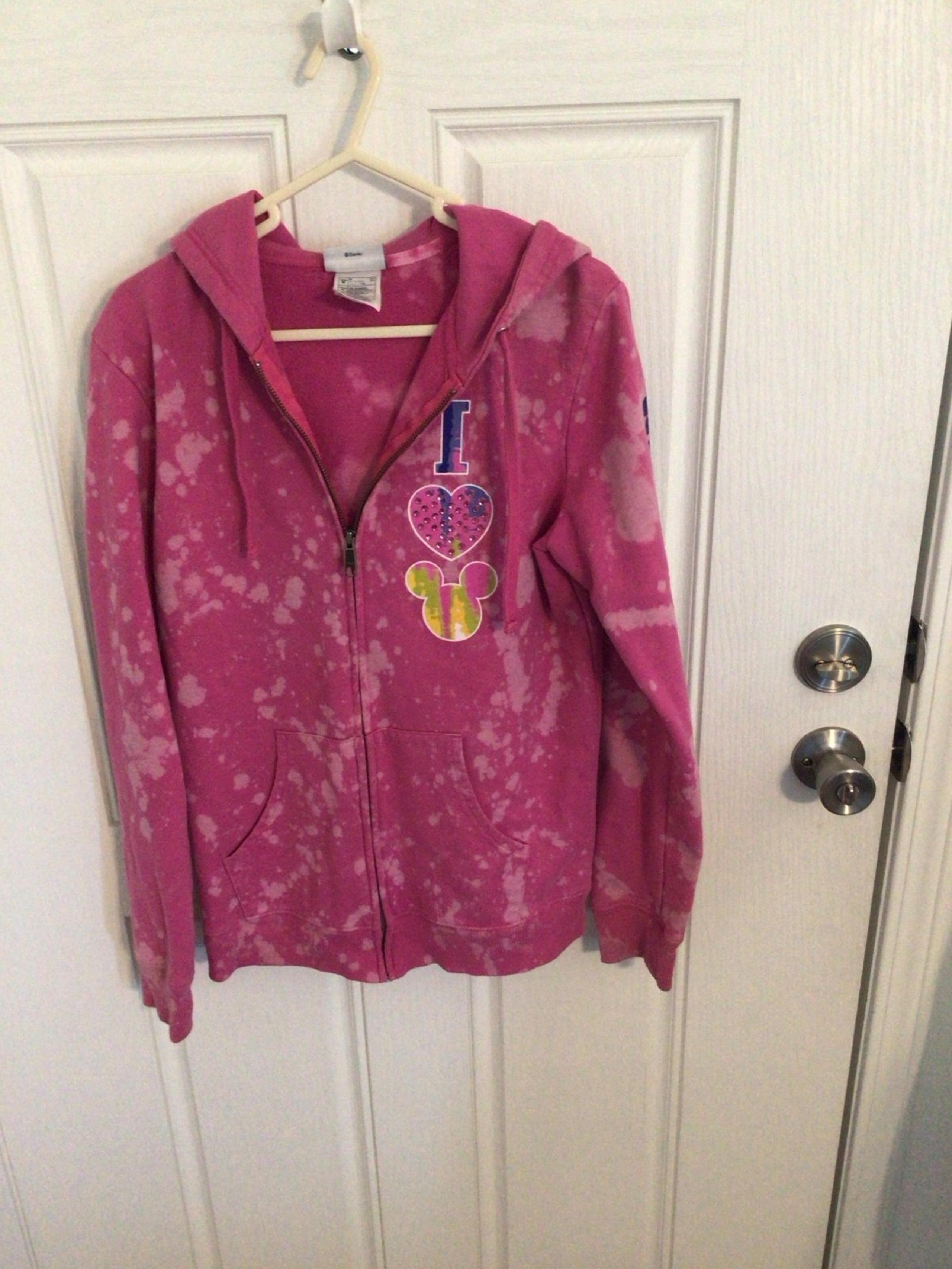 Disney Parks Disney World MINNIE Rhinestone Hoodie/Sweatshirt/Jacket Medium