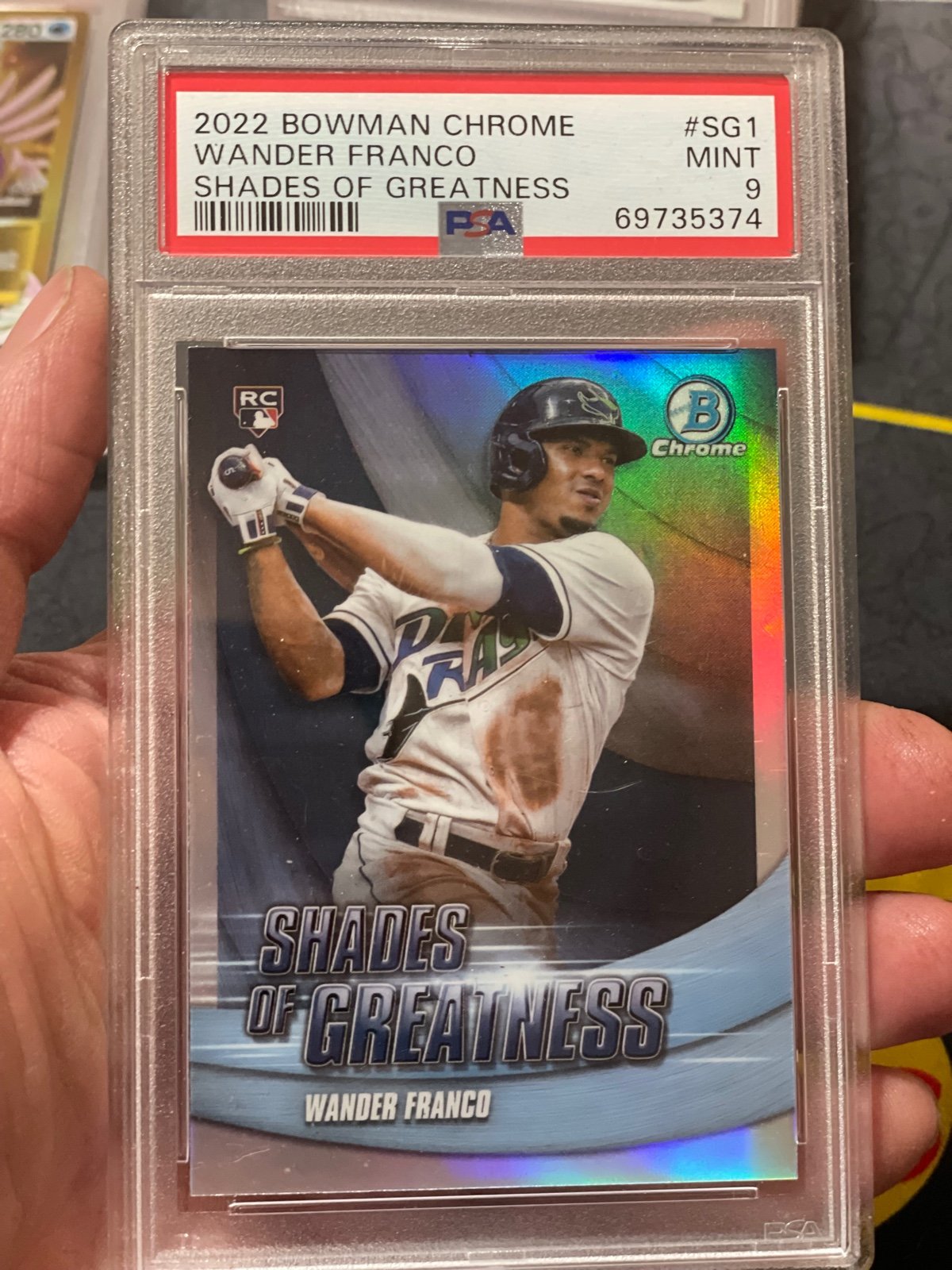 Bowman Chrome wander Franco shades of greatness psa 9