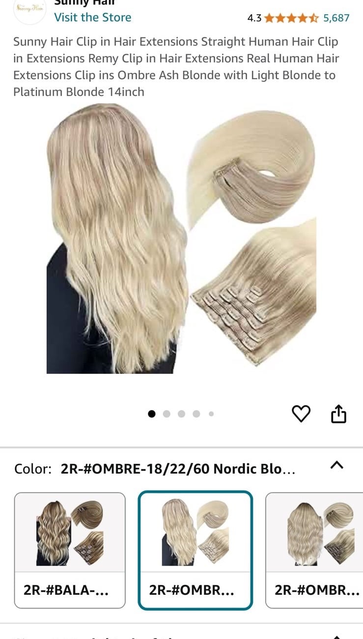 Sunny Hair Clip In Extensions