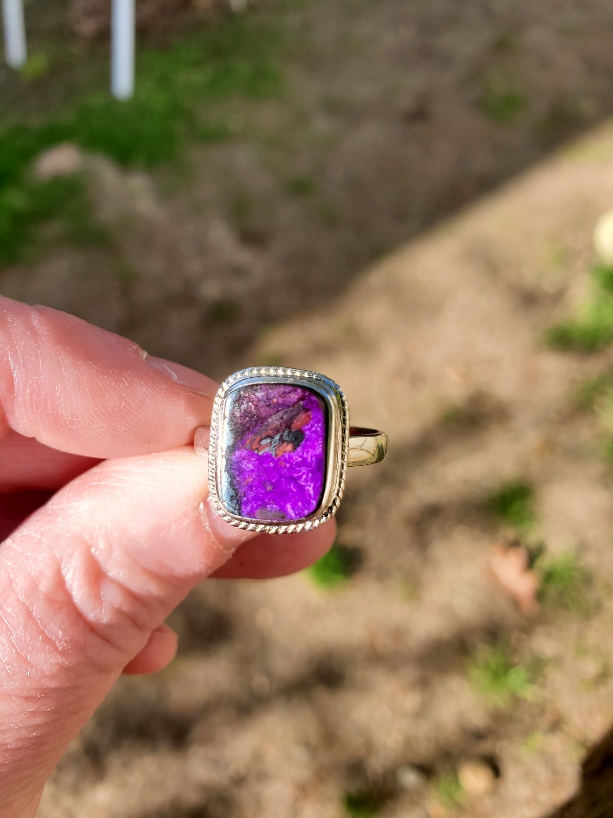 Sugilite ring