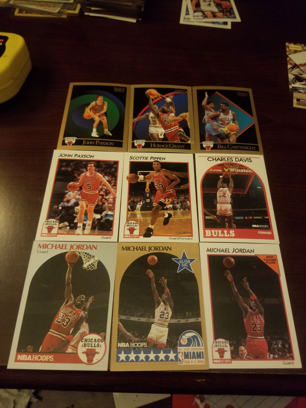 1990s nba hoops Chicago bulls lot