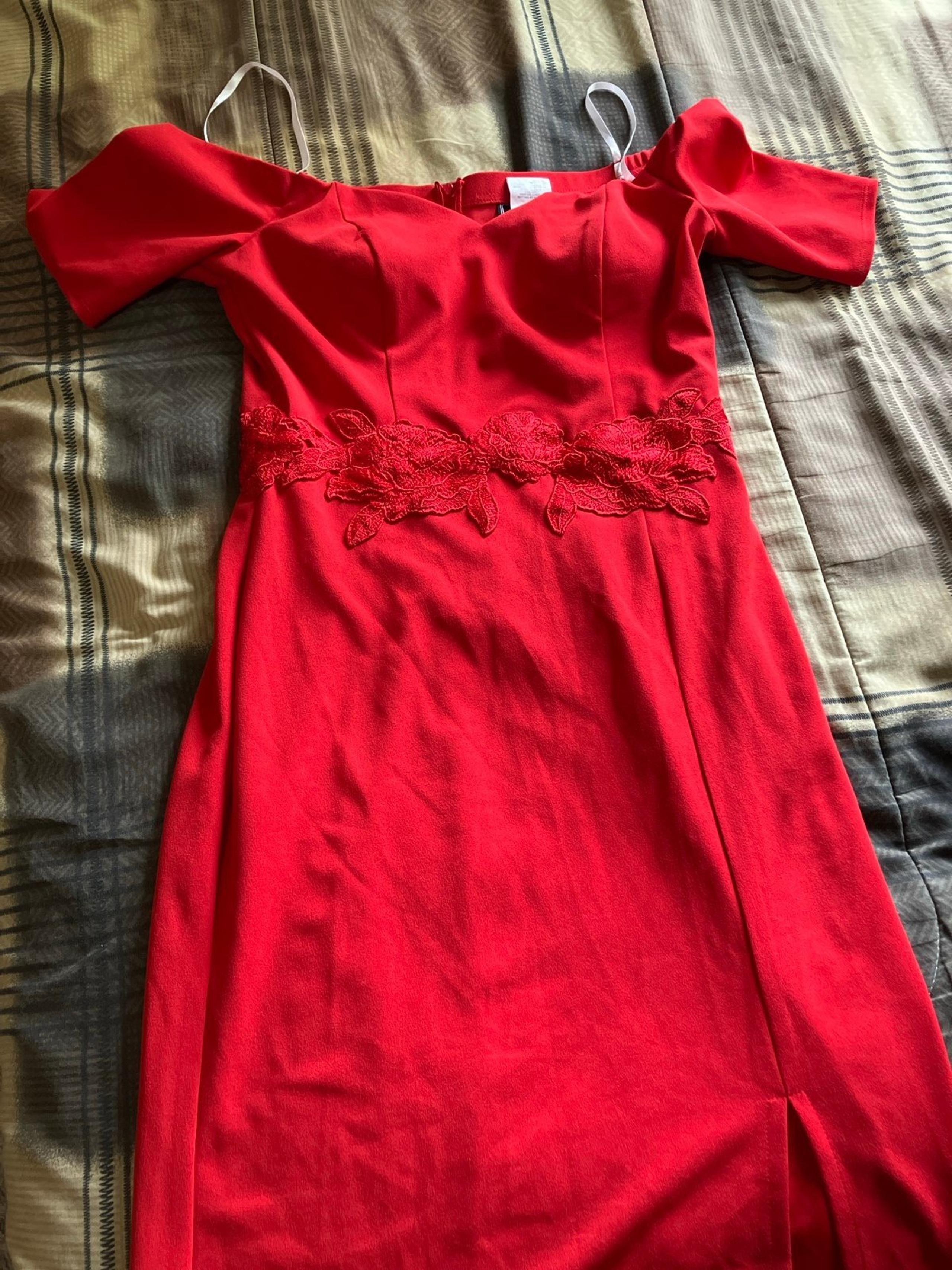 Rebecca B Red dress