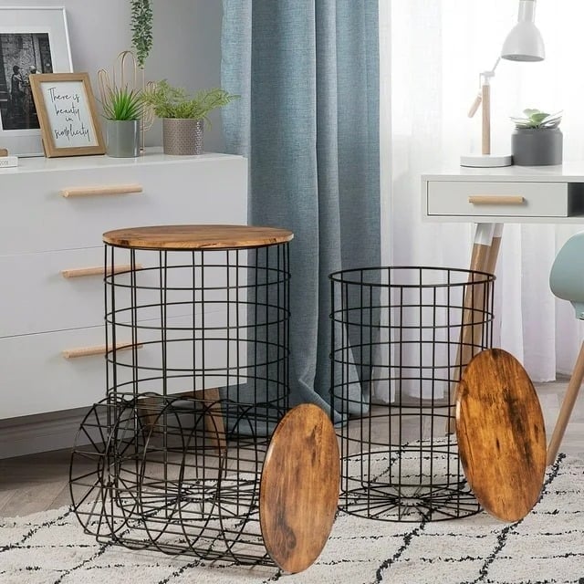 Set of 3 Nesting End Tables FREE Express Shipping USA
