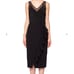 Ted Baker Oden Black Ruffle Detail Pencil Skirt