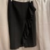 Ted Baker Oden Black Ruffle Detail Pencil Skirt