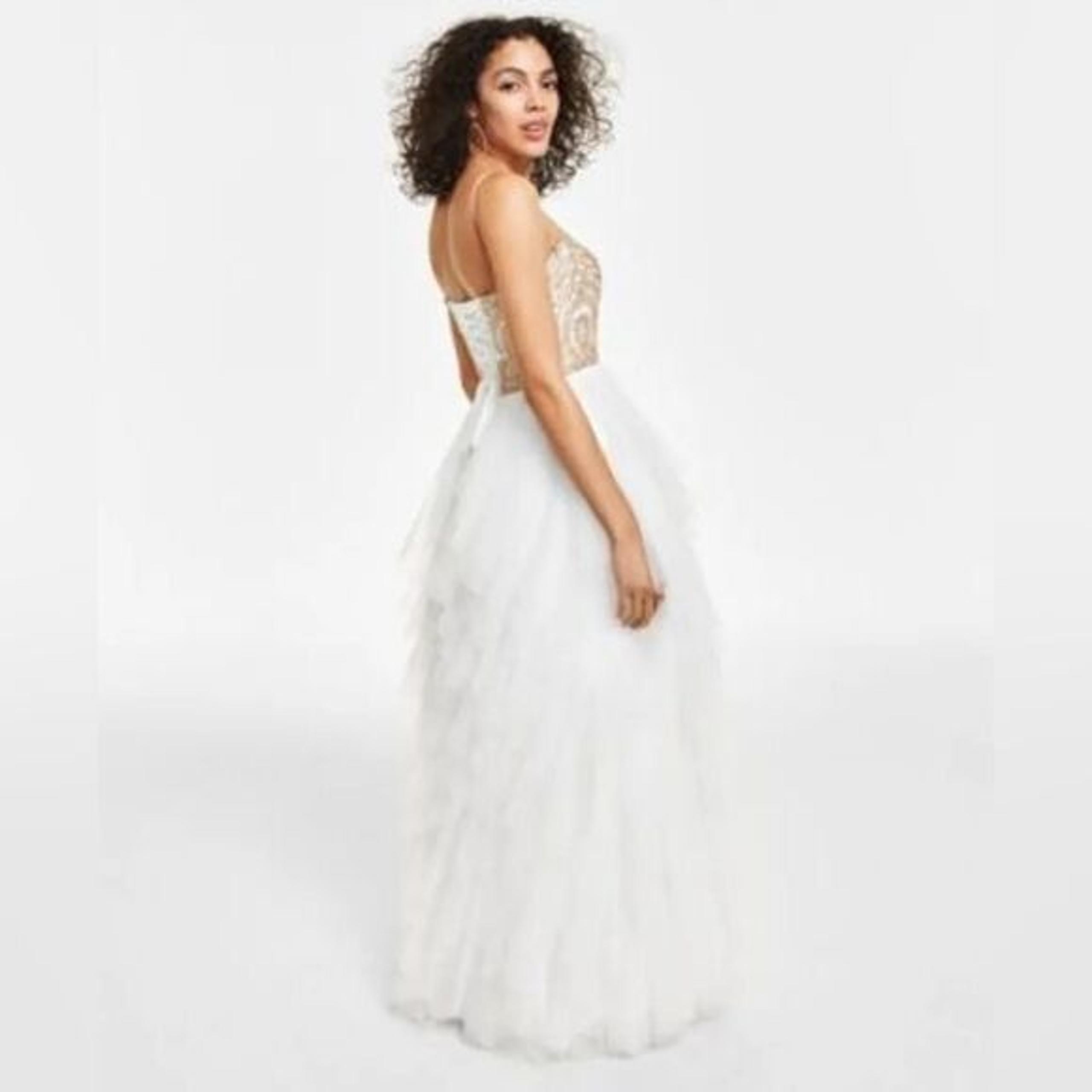 SAY YES TO THE PROM
Juniors' Embellished Strapless Cascade Gown, evening dress 5