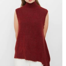 3.1 Phillip Lim Red Brick Belted Wool Sweater sz XS