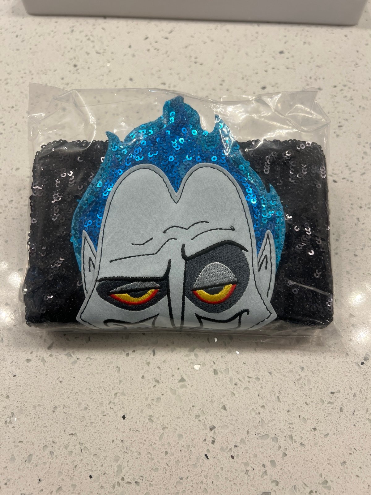 New Loungefly Hercules Hades Sequin Wallet