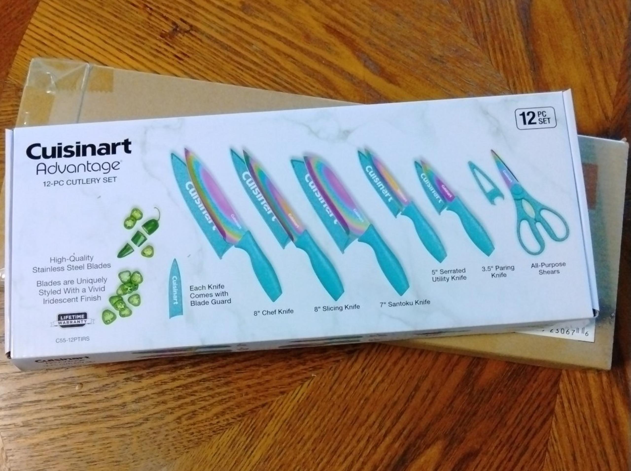 Advantage Iridescent 12-Piece Knife Set - Cuisinart