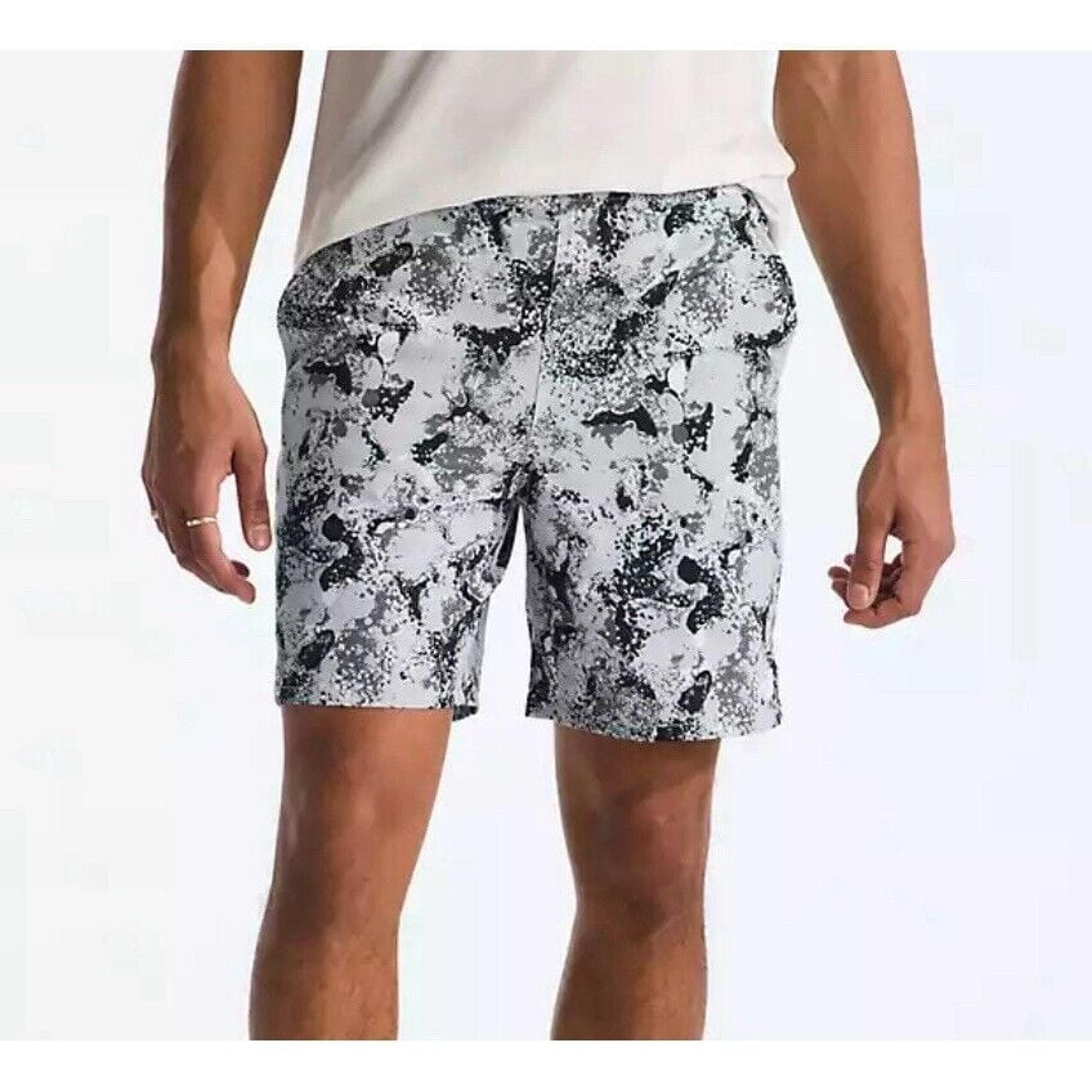 North Face Men's Big Wander Short 2.0 Size 5XL Long High Rise Gray Camo Print