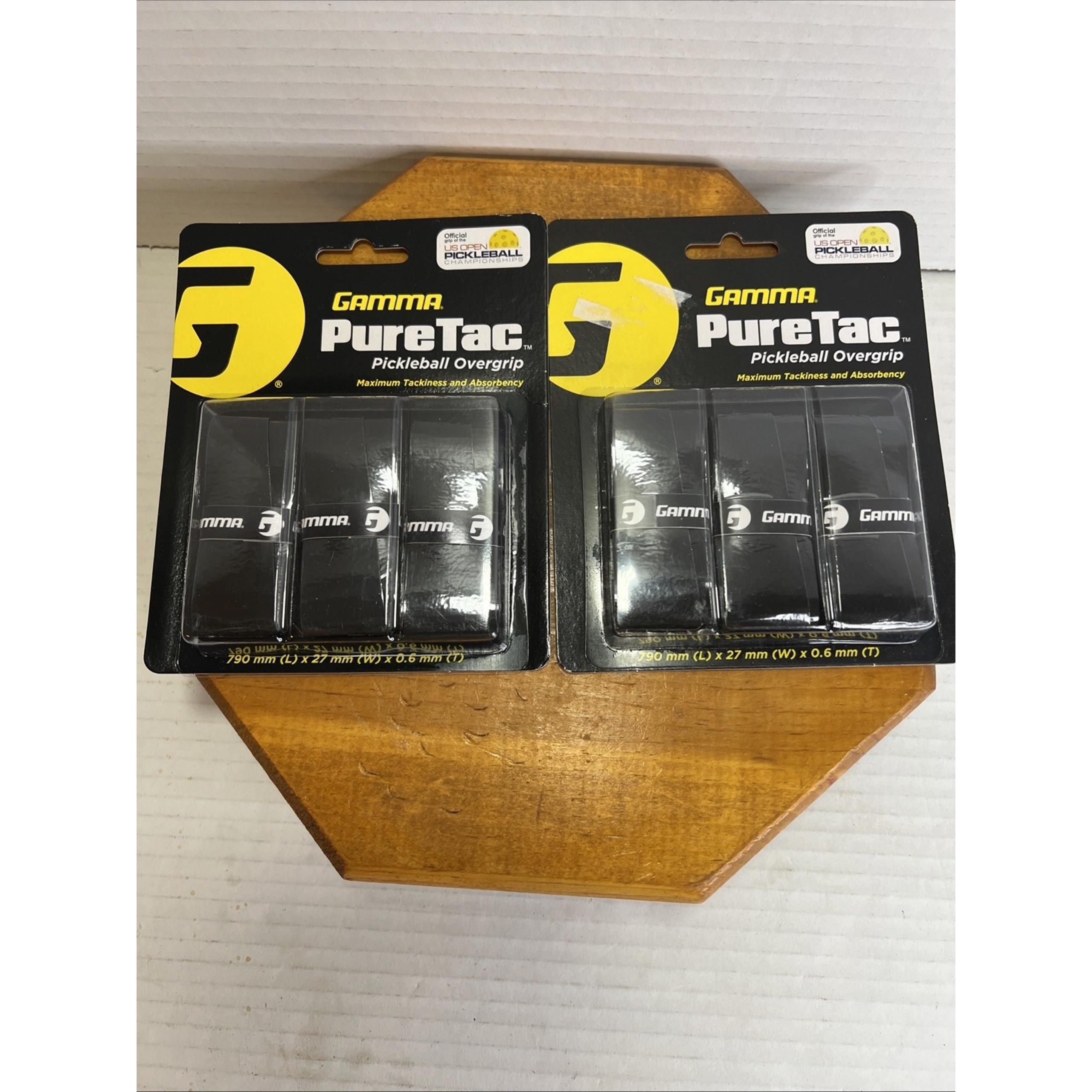 Lot Of 2 Gamma PureTac Pickleball Overgrip ▪︎ 6 overgrips  NEW
