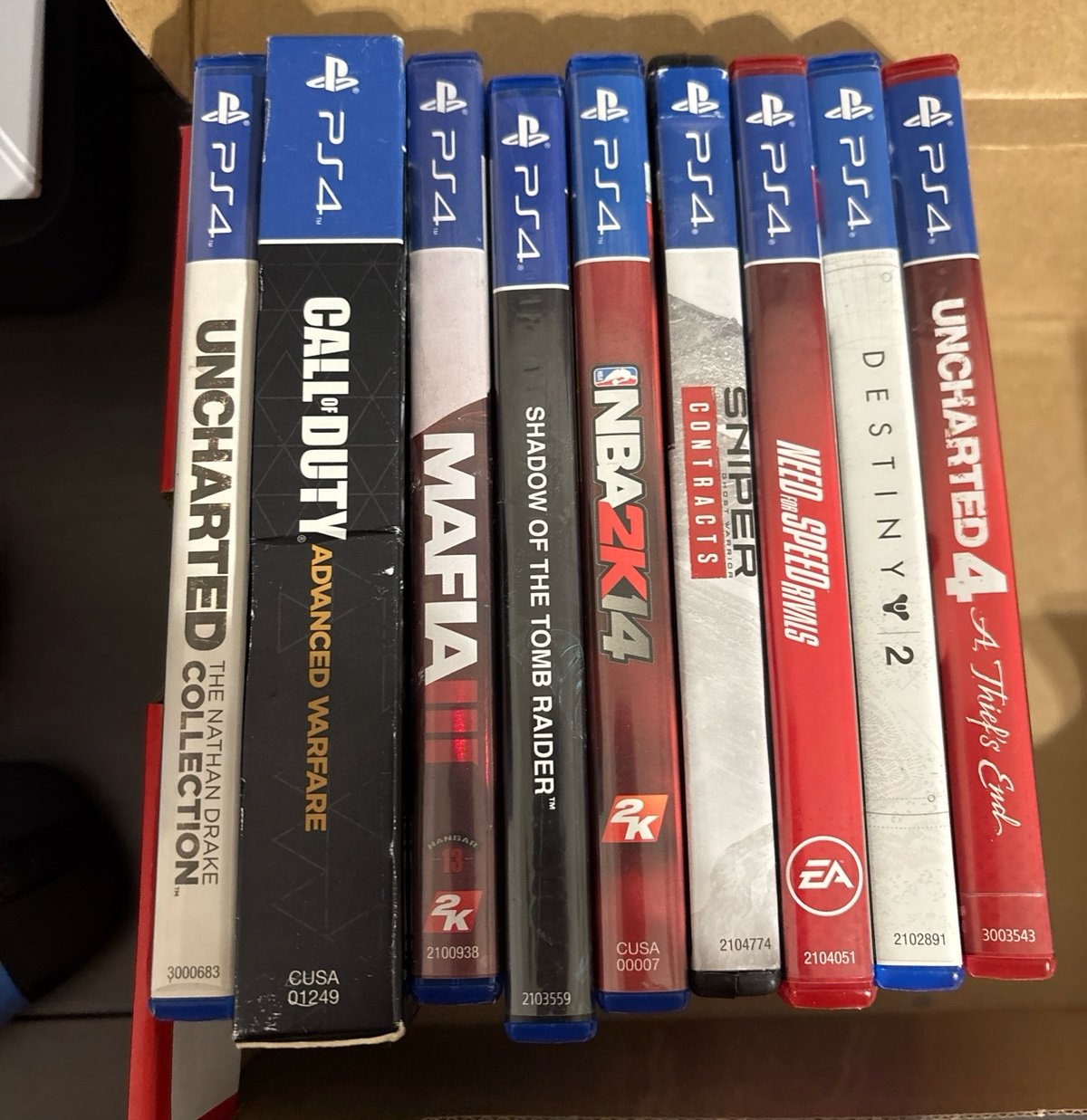 lot of 9 ps4 games
