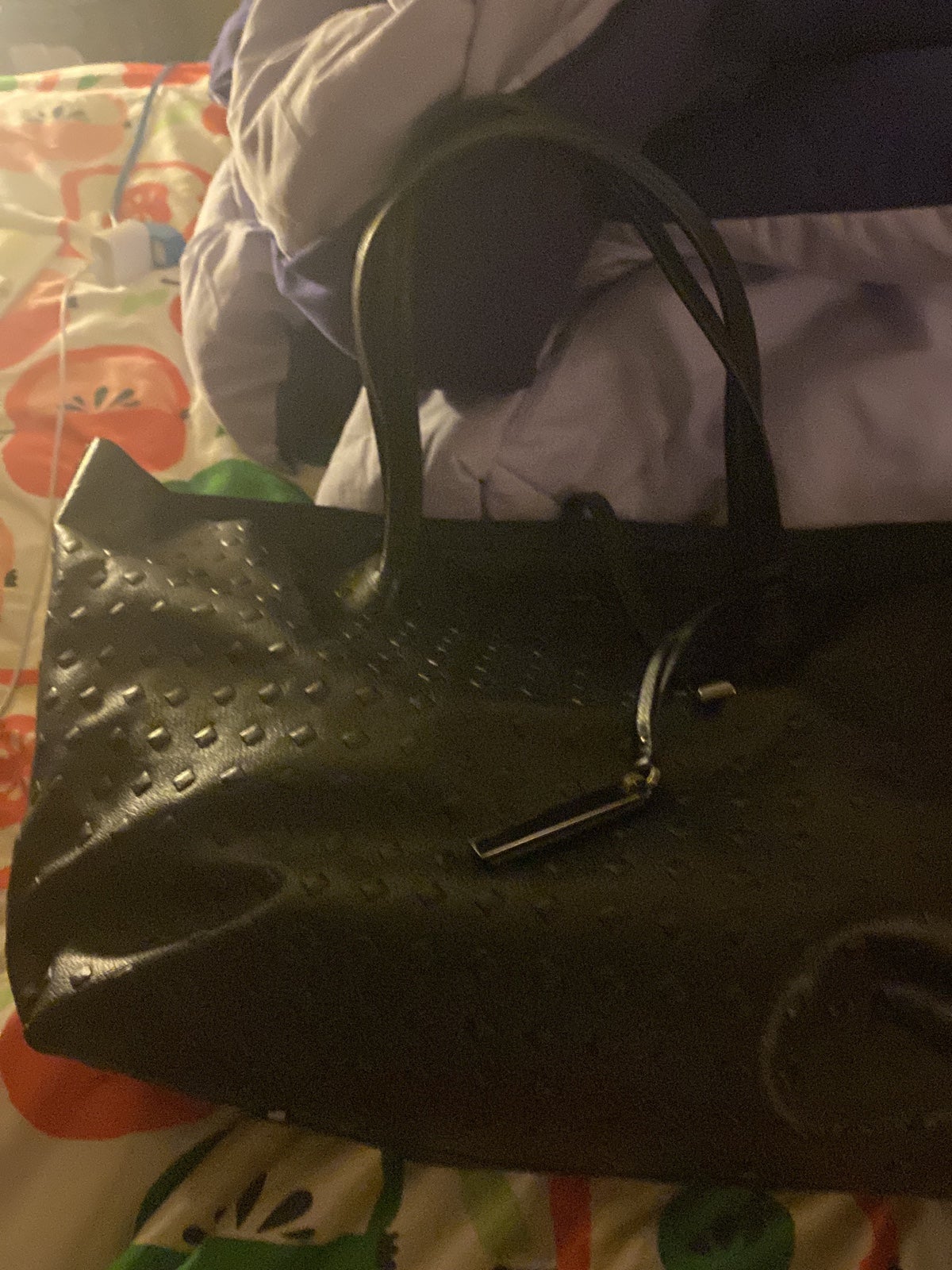 leather handbag