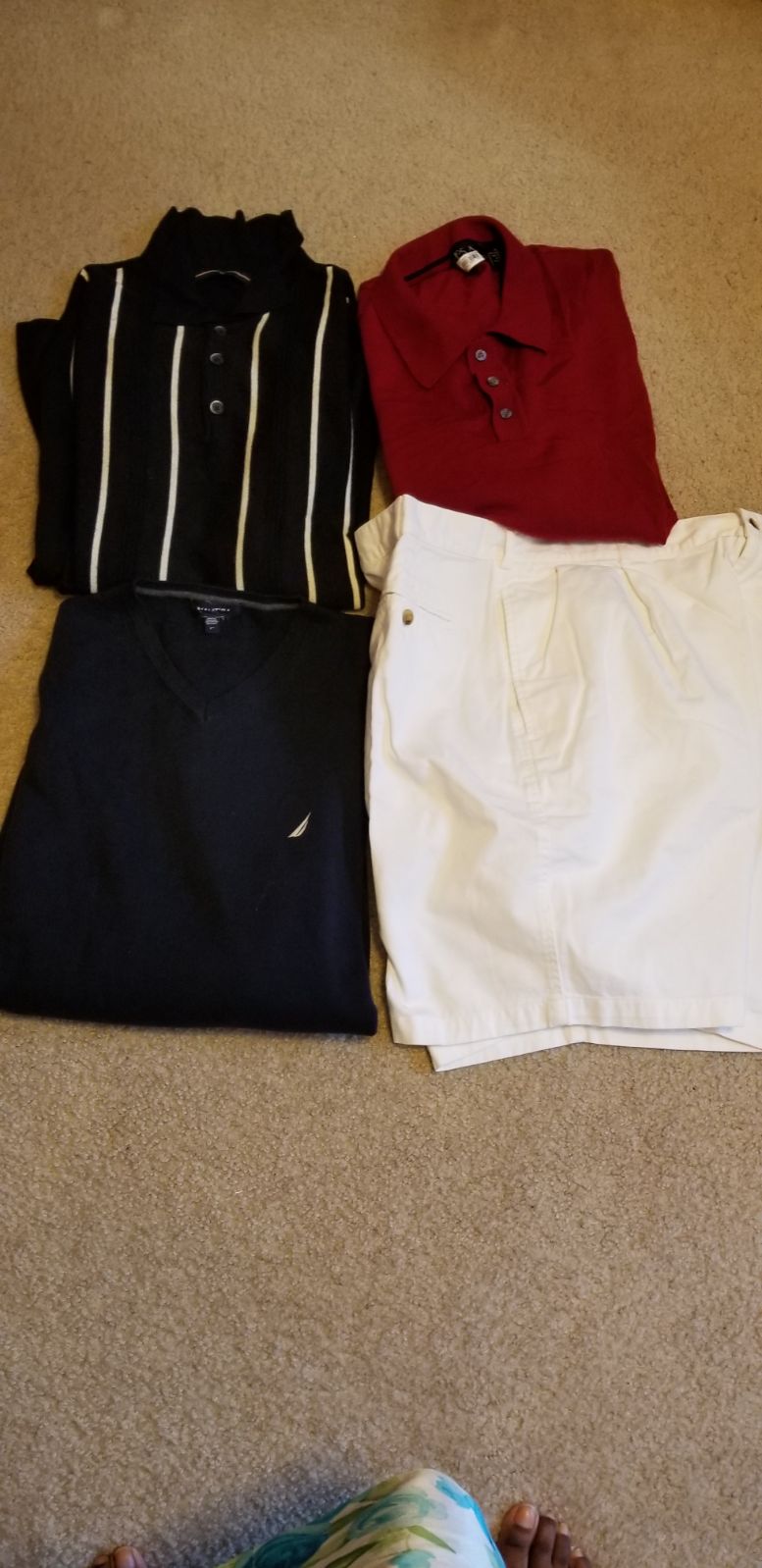 Mens sweaters and shorts