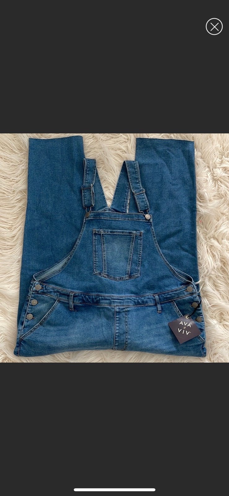Ava & Viv Overalls Sz 26W
