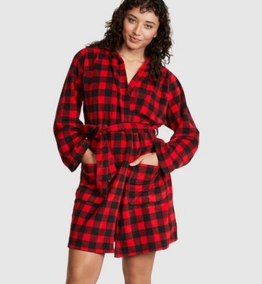 Victoria's Secret PINK Polar Fleece Robe size M/L