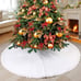 48 White Soft Christmas Tree Skirts