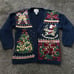 Vintage 1997 Heirloom Collectibles women’s medium Christmas cardigan sweater