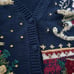 Vintage 1997 Heirloom Collectibles women’s medium Christmas cardigan sweater