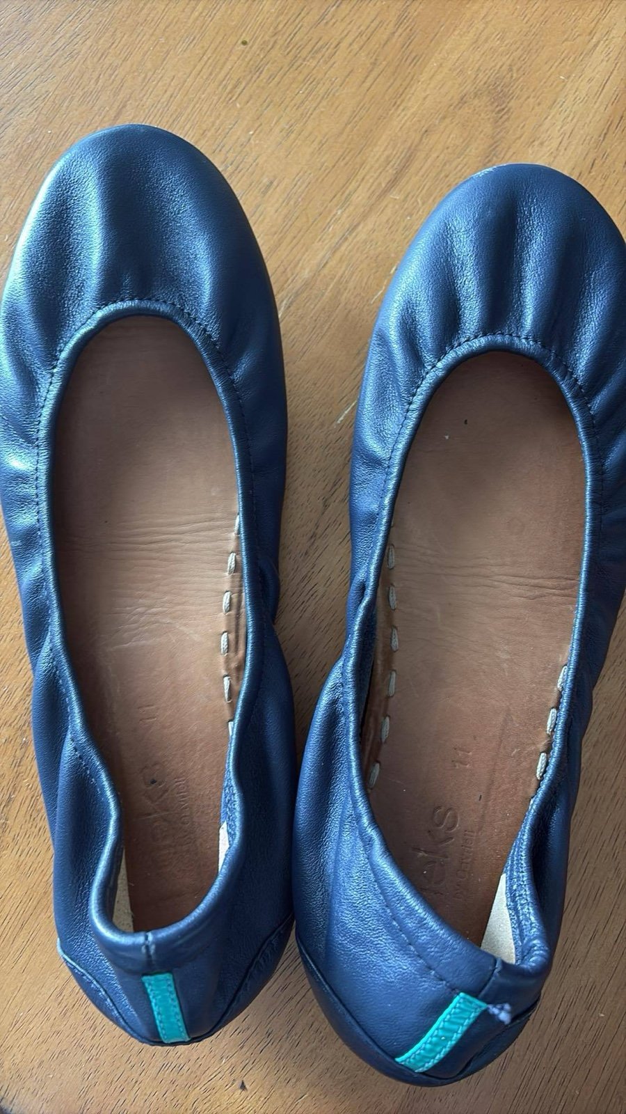 Tieks Navy Flats GUC 9.5