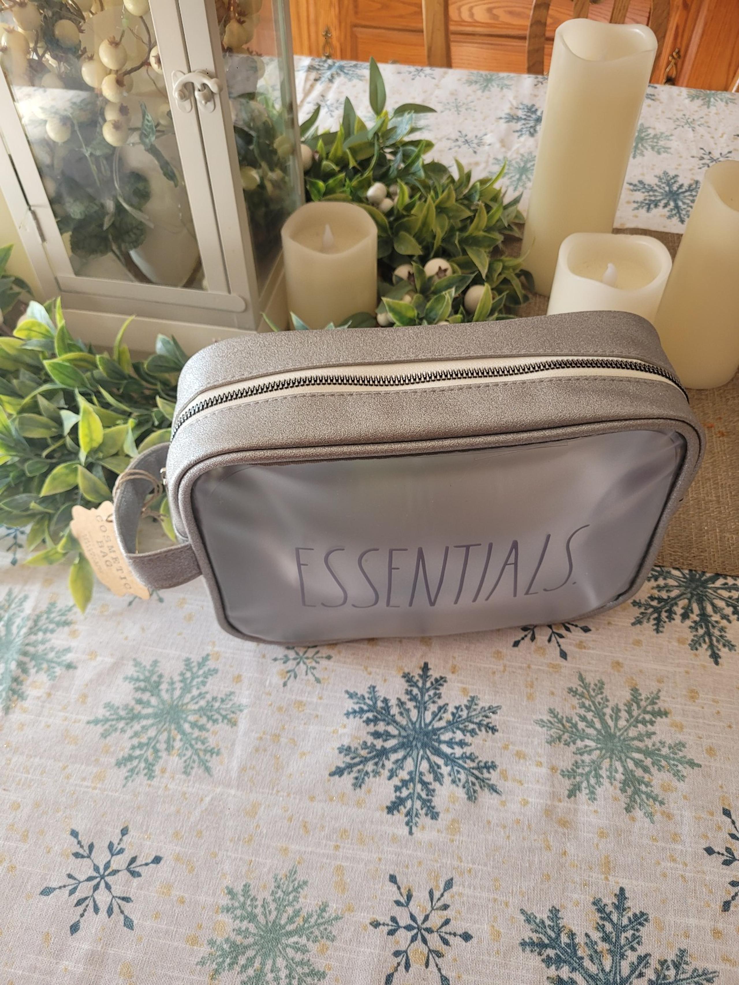 Rae Dunn "Essentials" cosmetic bag