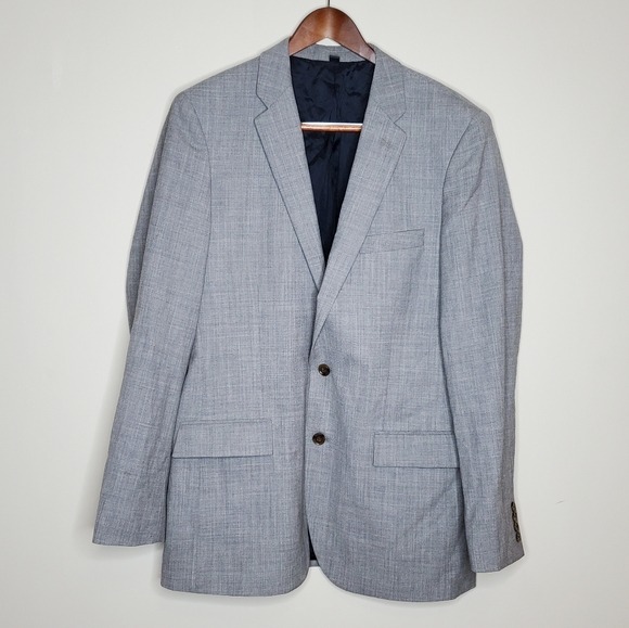 J Crew Factory Thompson Voyager Suit Jacket 42L