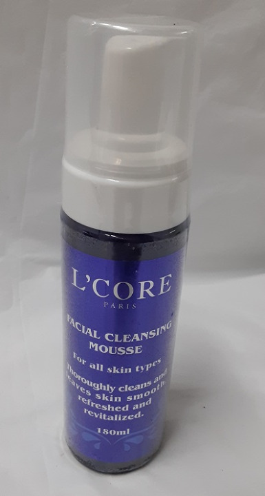 L'Core Paris Facial Cleansing Mousse 180ml For All Skin Types