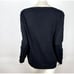 Wildfox White Label Silver Sequin Skull Sweater S EUC Long Sleeve Round Neck
