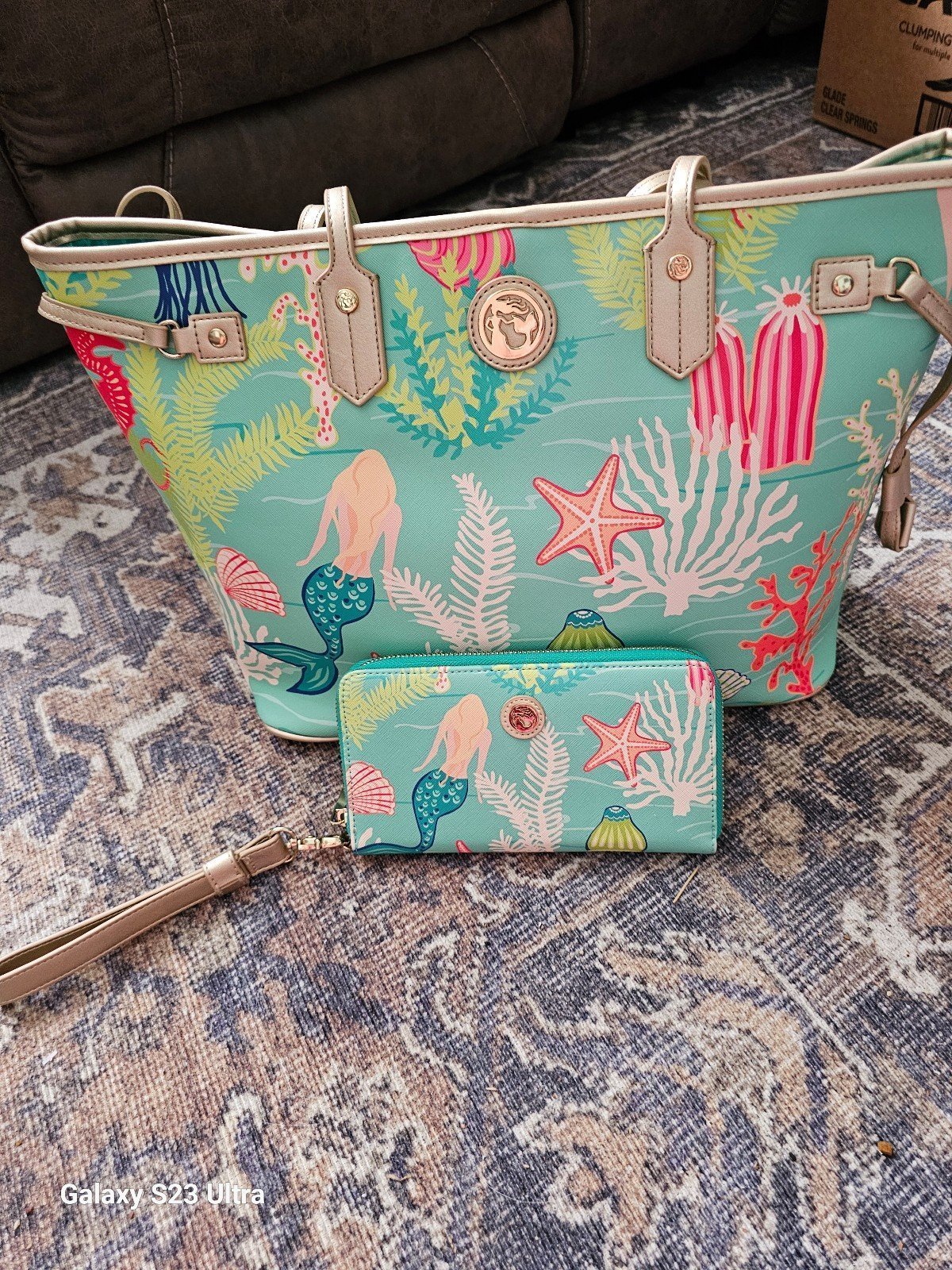 Spartina purse and matching wallet