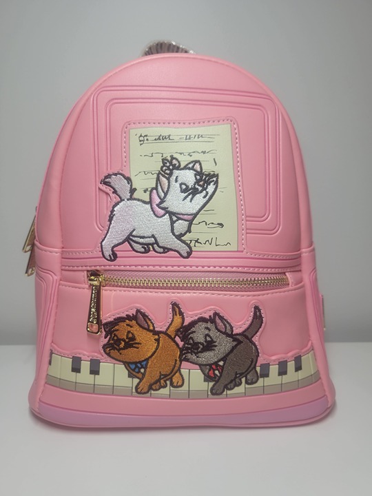 Loungefly Disney Aristocats Piano Kitties Womens Double Strap Shoulder Bag NWT!