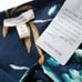 COMO VINTAGE floral ruffle flutter trim tropical midi high low dress blue S NEW