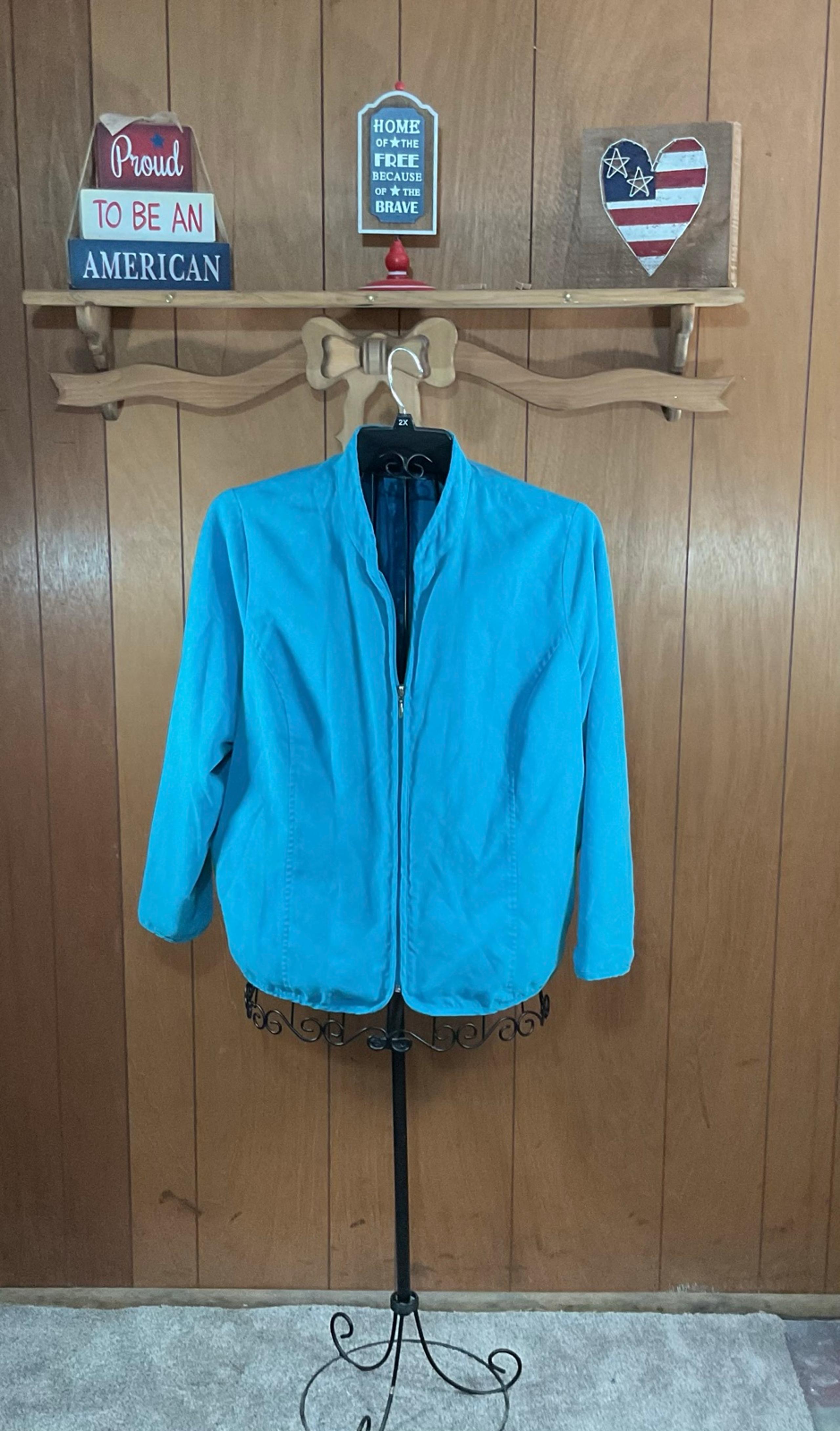 Women’s teal blazer jacket size 20 W by Studio Works