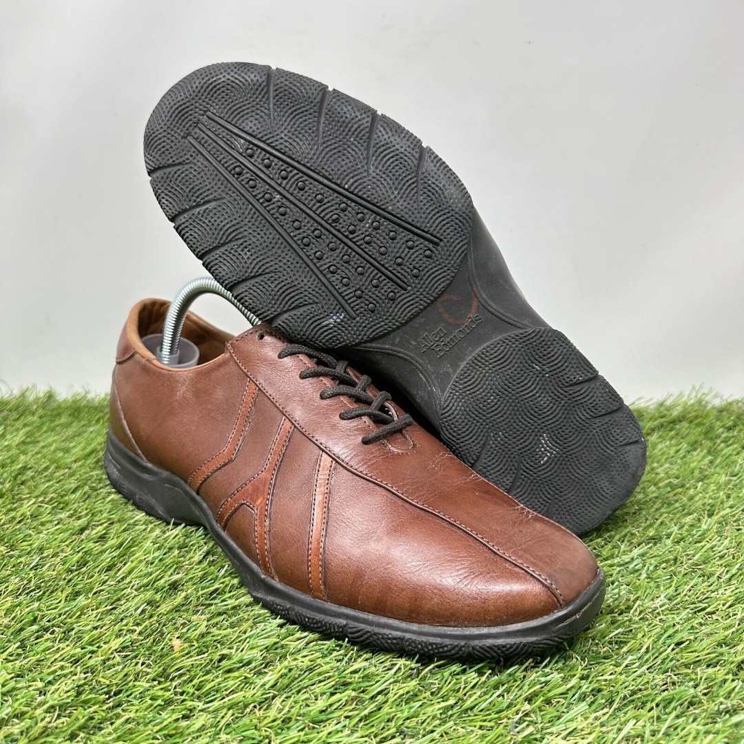 Allen Edmonds Traveler Shoes Mens 9.5 D Brown Leather Bicycle Toe 76017