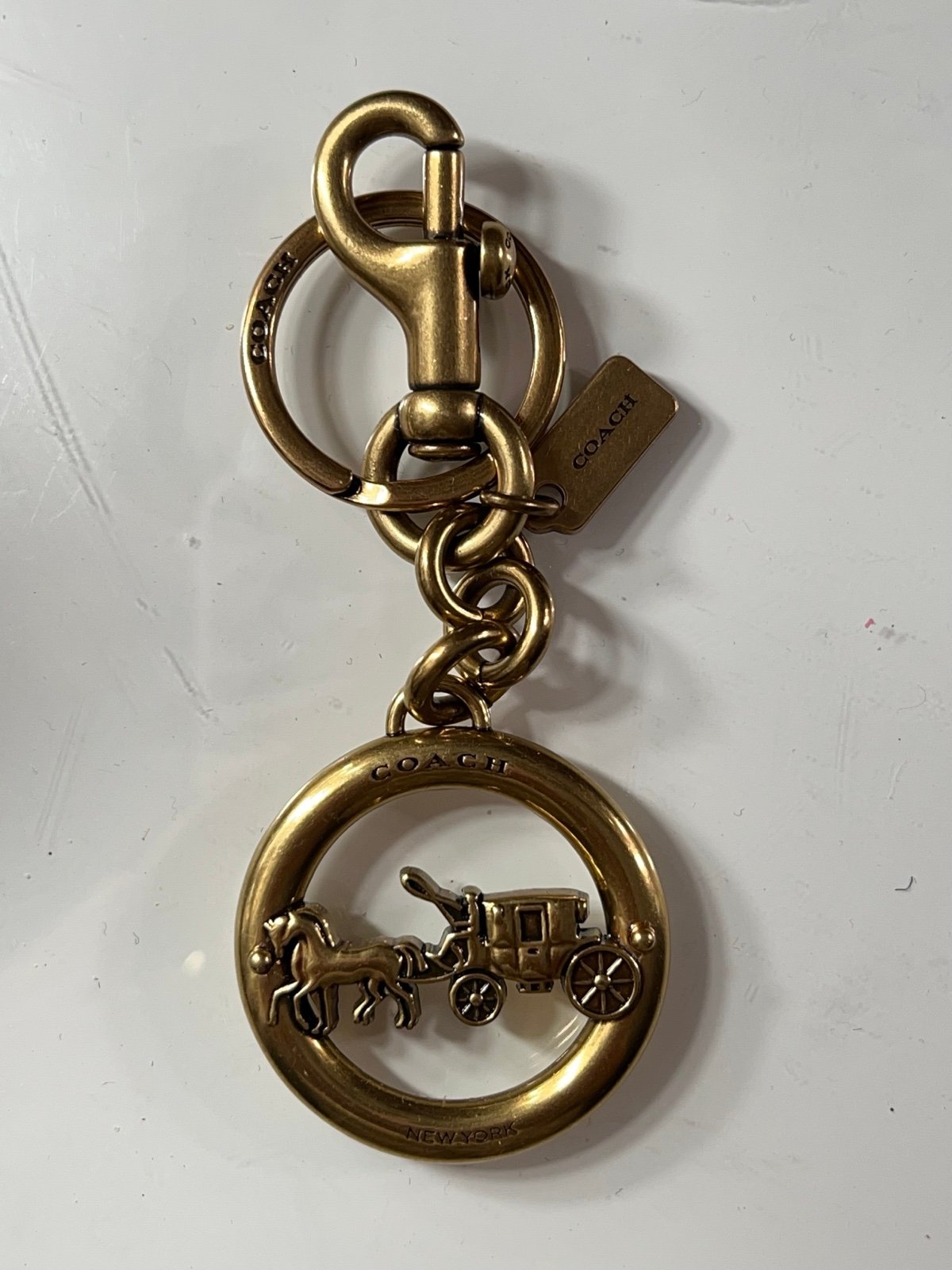 Coach Carriage Bag charm/Keychain