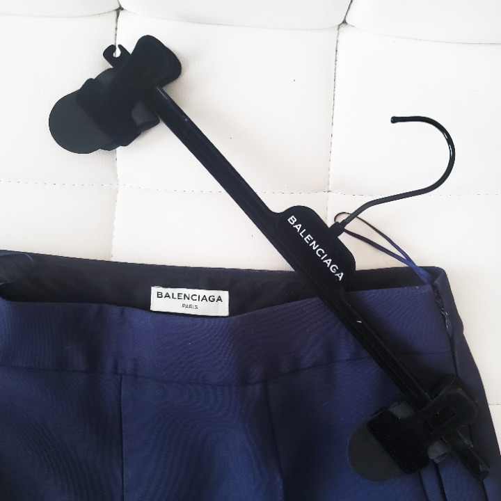 ALEXANDER WANG - BALENCIAGA STEWARDESS NAVY WOOL dress pants trousers