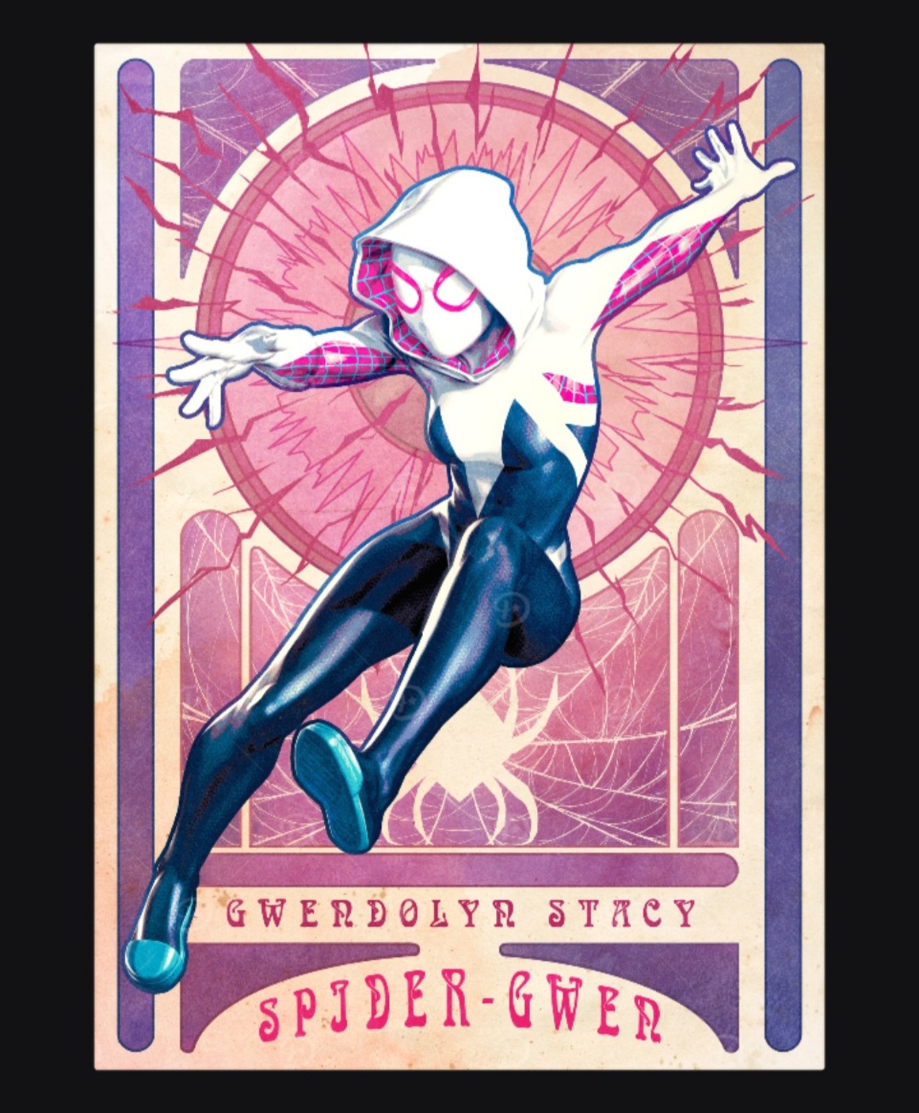 Spidergwen Metal Poster